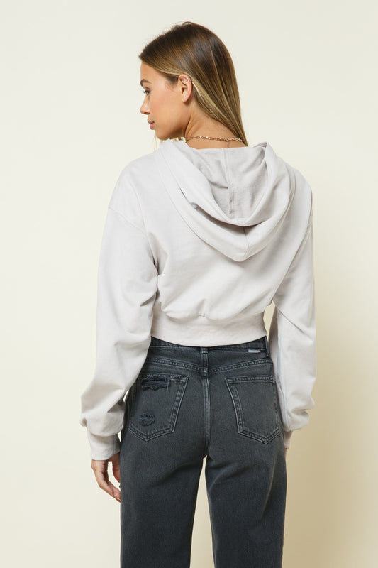 Nicholle Cement Hoodie