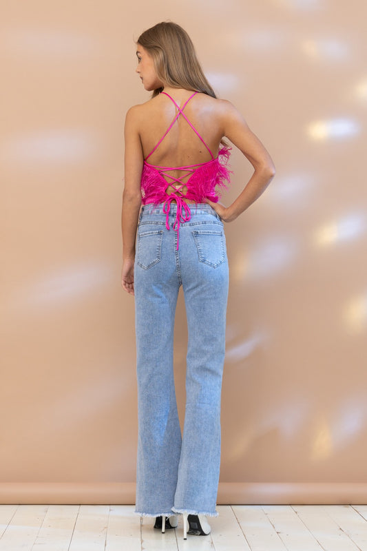 Kelsey Feather Halter