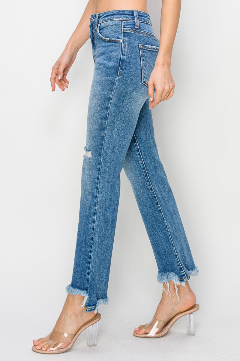 Hayden High Rise Crop Flare Jeans