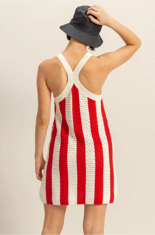Red Stripe Dress