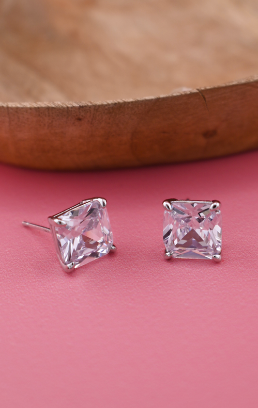 XL Princess Stud Earrings