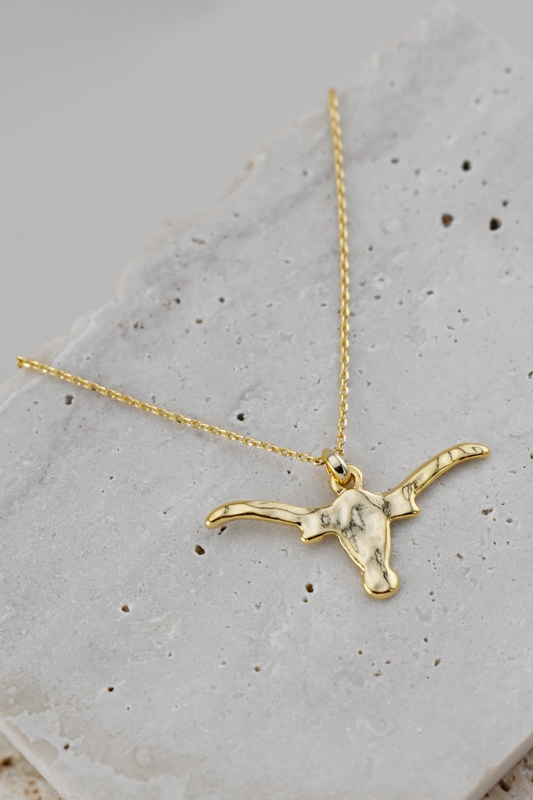 Longhorn Gold-Dipped Necklace