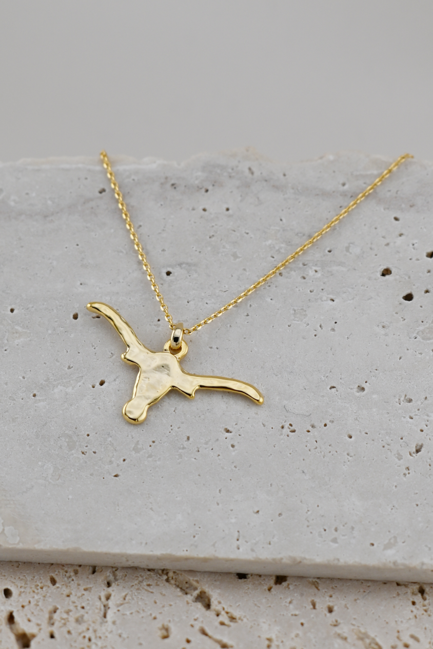 Longhorn Gold-Dipped Necklace