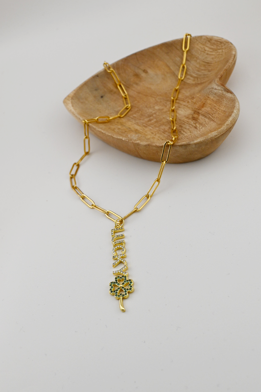 Lucky Clover Charm Necklace