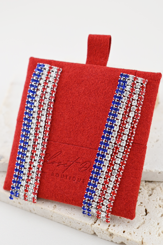 Star-Spangled Tassel Earrings
