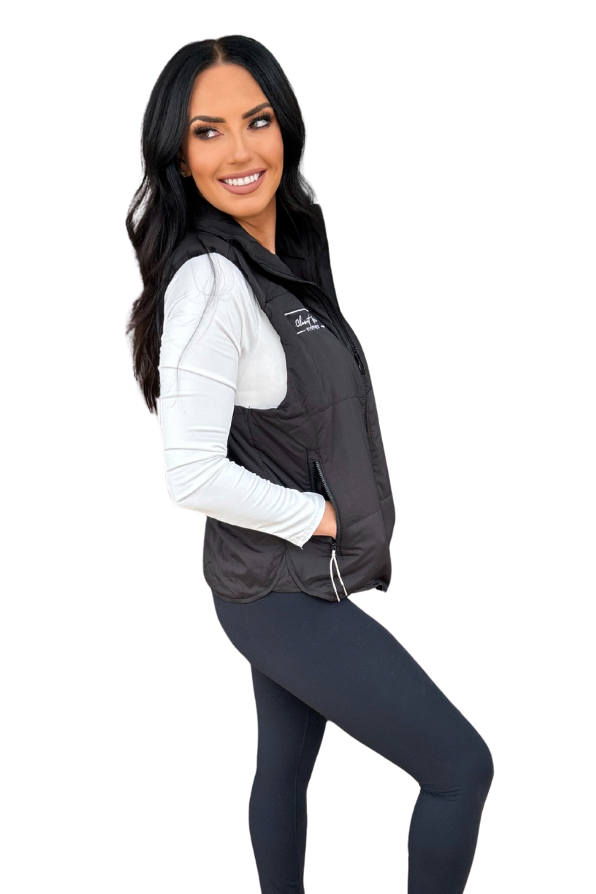Closet Den Logo Puffer Vest