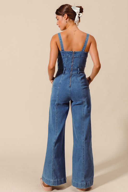 Kali Denim Jumpsuit