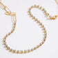 Lumi Luxe Asymmetrical Crystal Link Necklace