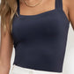 Navy Square Neck Cami