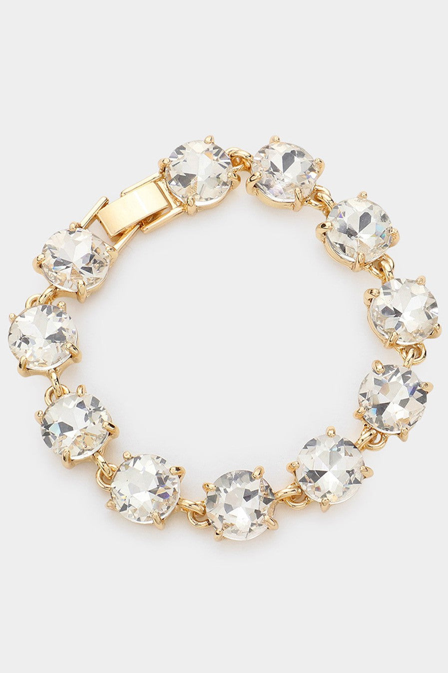Rhinestone Link Bracelet