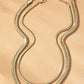 Chunky Snake Chain Necklace Set