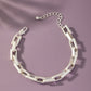 Rectangle Chunky Chain Bracelet