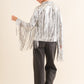 Bianca Silver Sequin Fringe Jacket