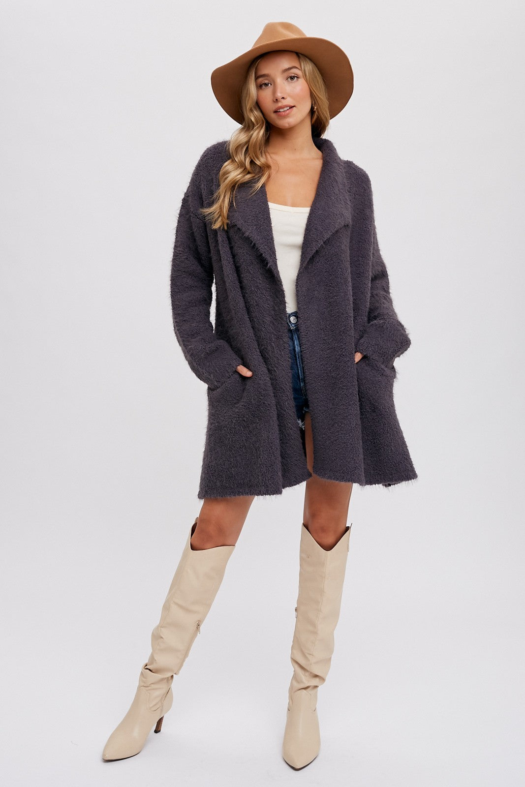 The Elle Cardigan (Ash)