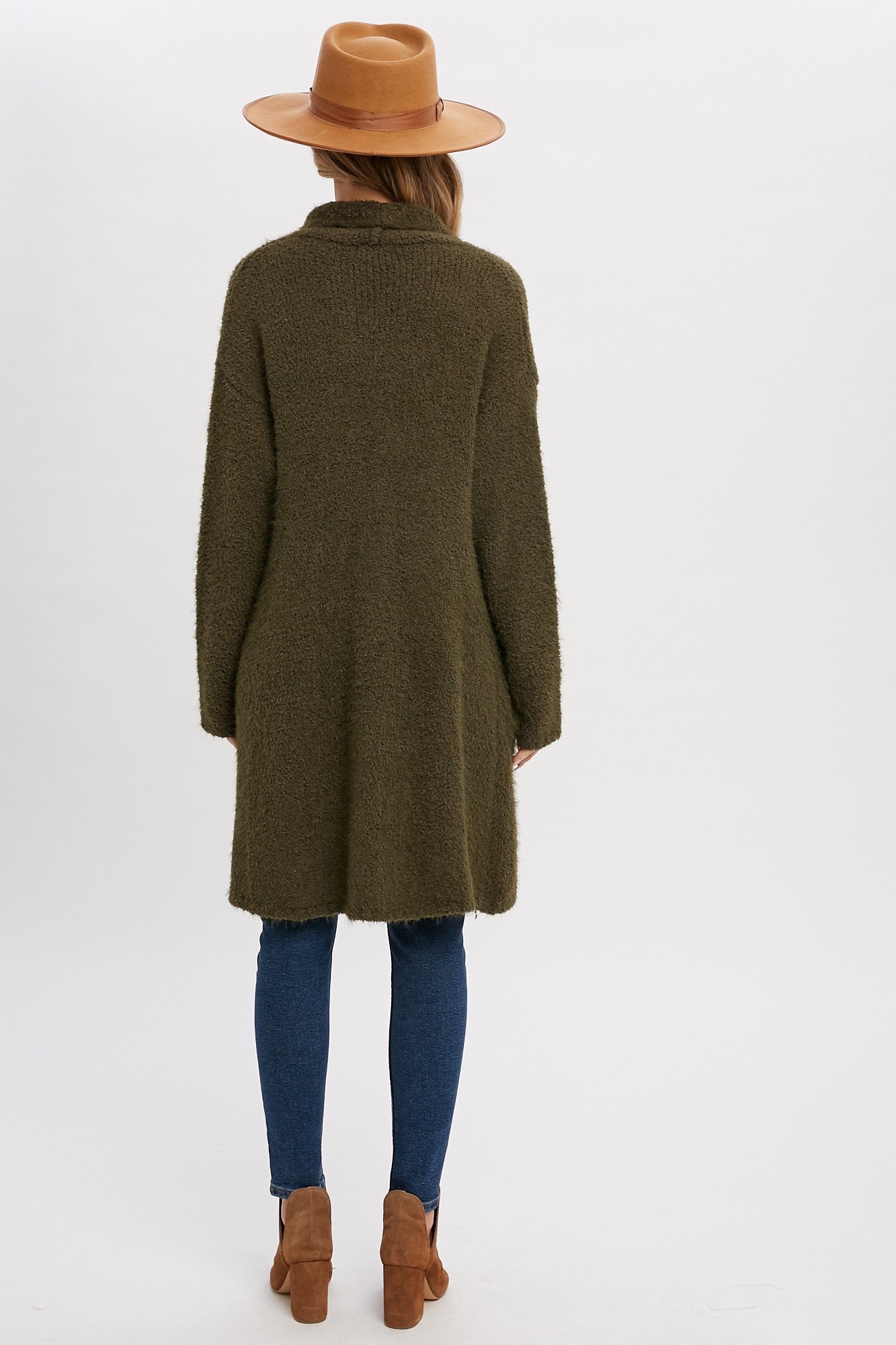 The Elle Cardigan (Olive)