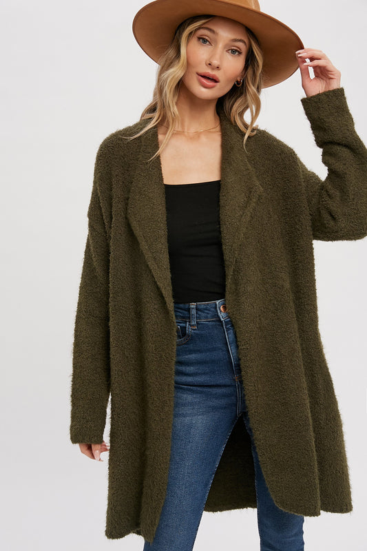 The Elle Cardigan (Olive)