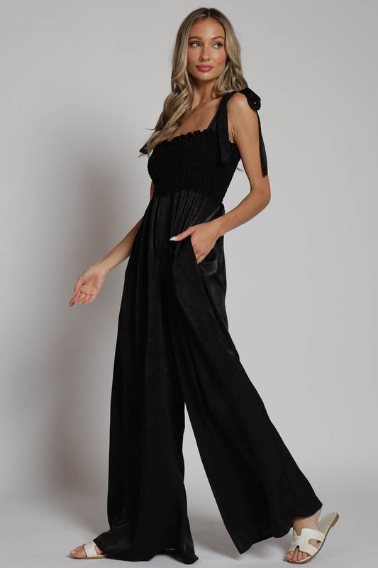 Talia Black Jumpsuit