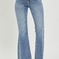 Micah Vintage Frayed Hem Flare Jeans