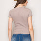 Stone Rib Knit Top