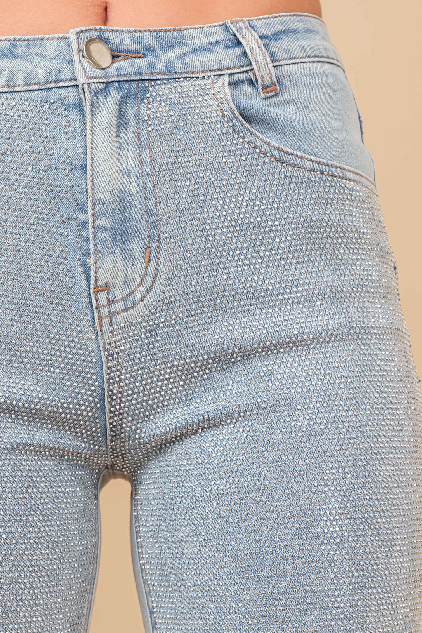 Emersyn High Rise Rhinestone Jeans
