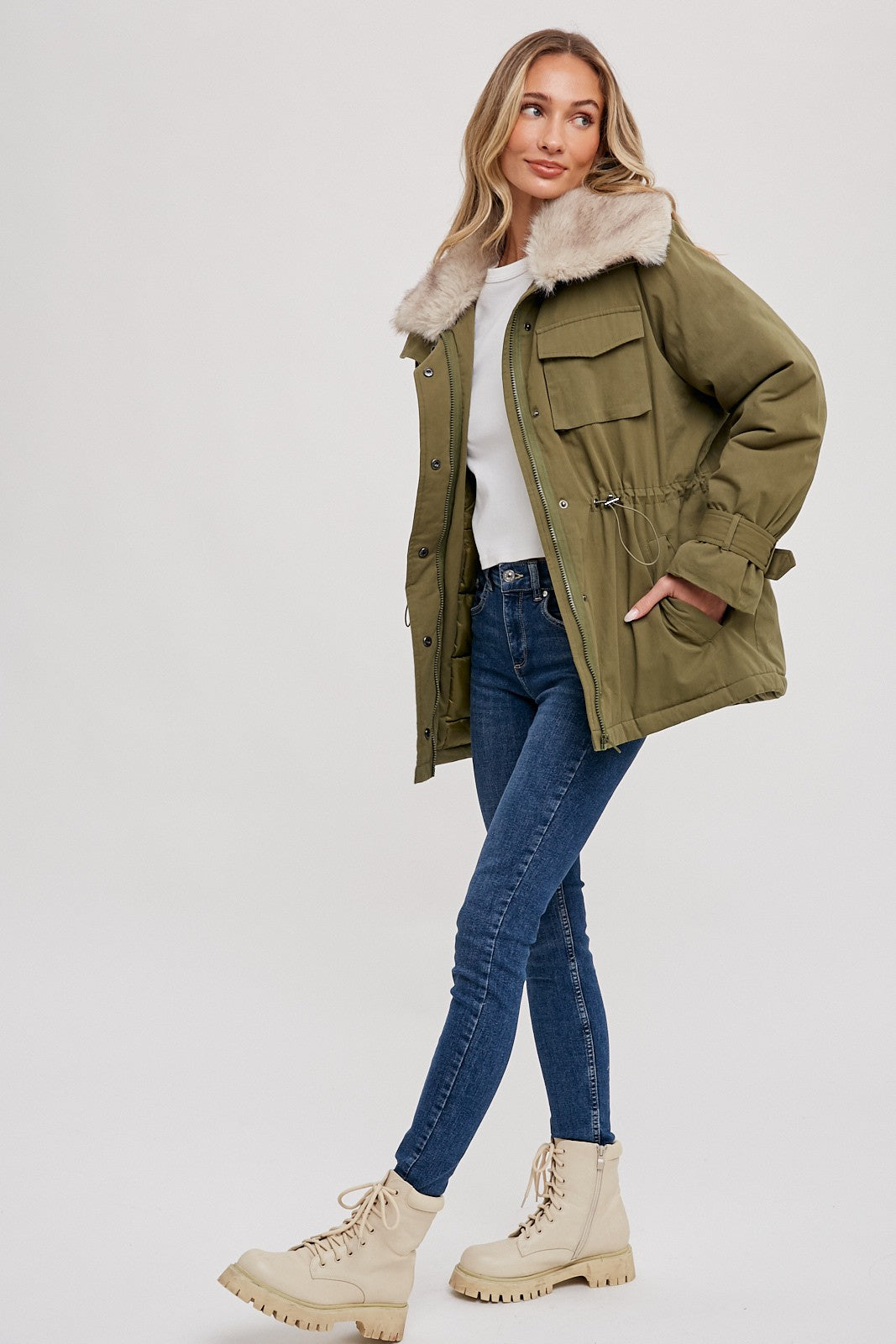 Army Green Parka