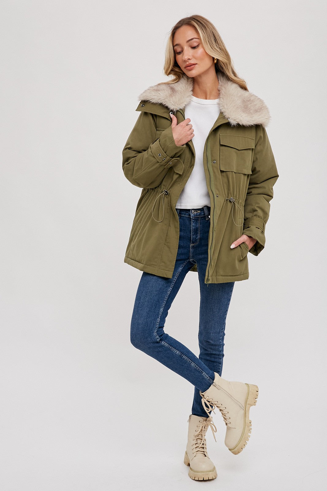 Army Green Parka