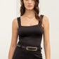 Black Square Neck Cami