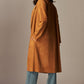 Camel Faux Suede Coat