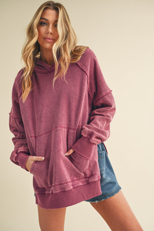 Berry Washed Hoodie