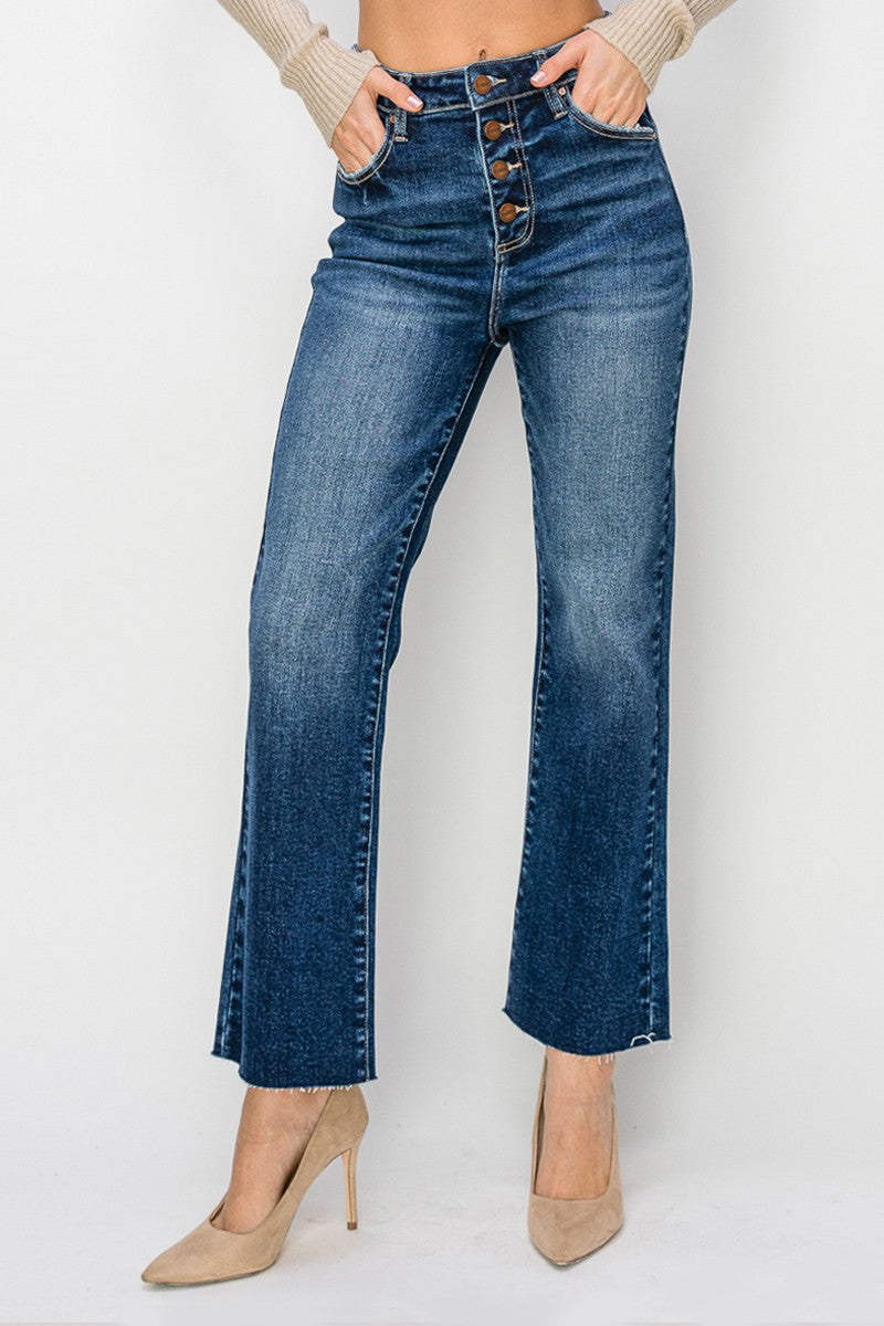 Tess Ankle Flare Jeans