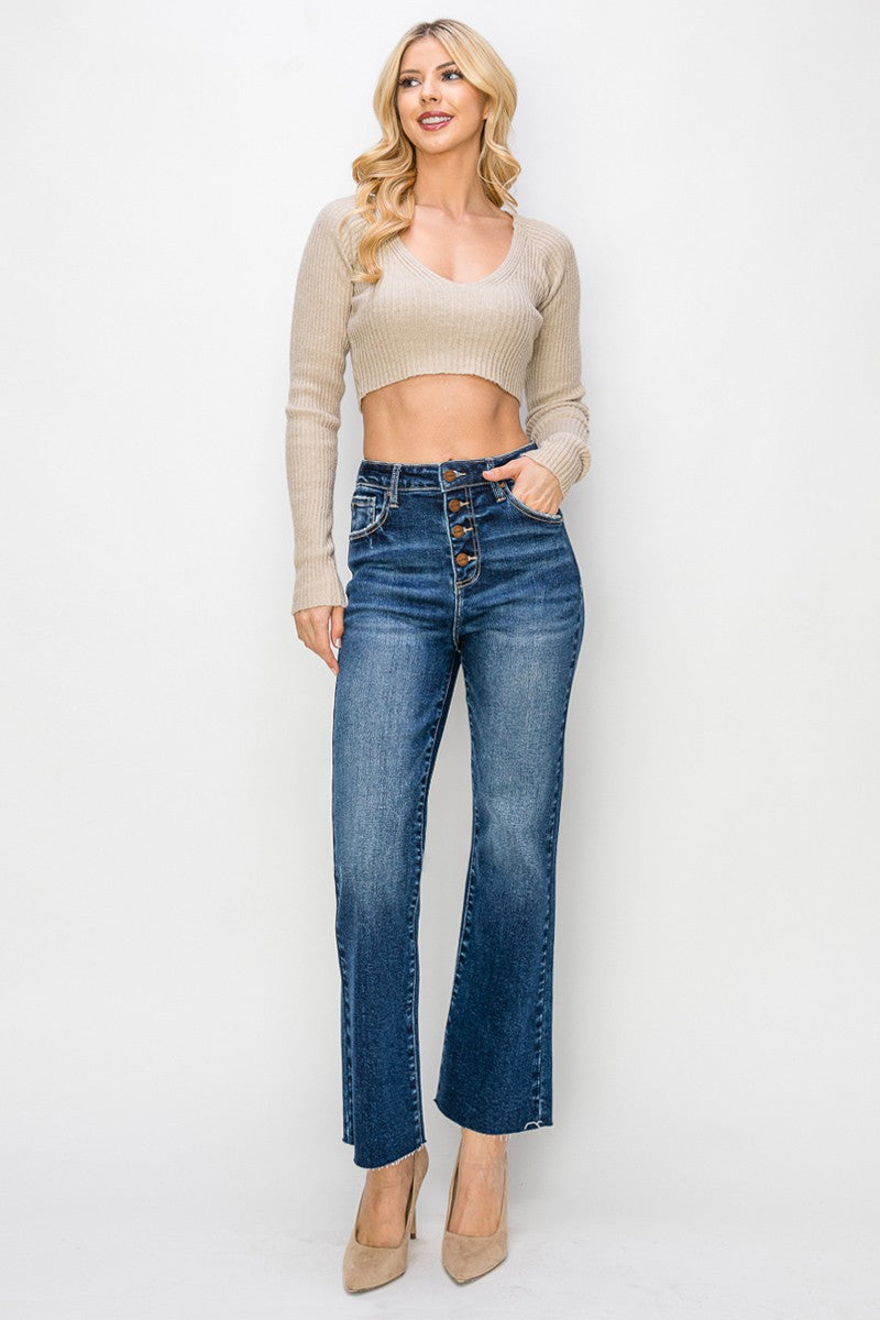 Tess Ankle Flare Jeans