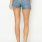 High Rise Side Slit Shorts