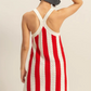 Red Stripe Dress