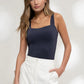 Navy Square Neck Cami