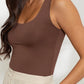 Coffee Bean Scoop Neck Cami