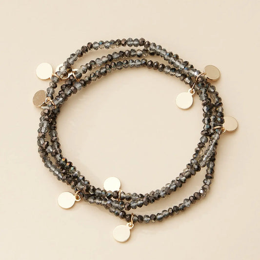 Gold Charm Beaded Bracelets