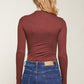 Brianna Rum Long Sleeve Bodysuit