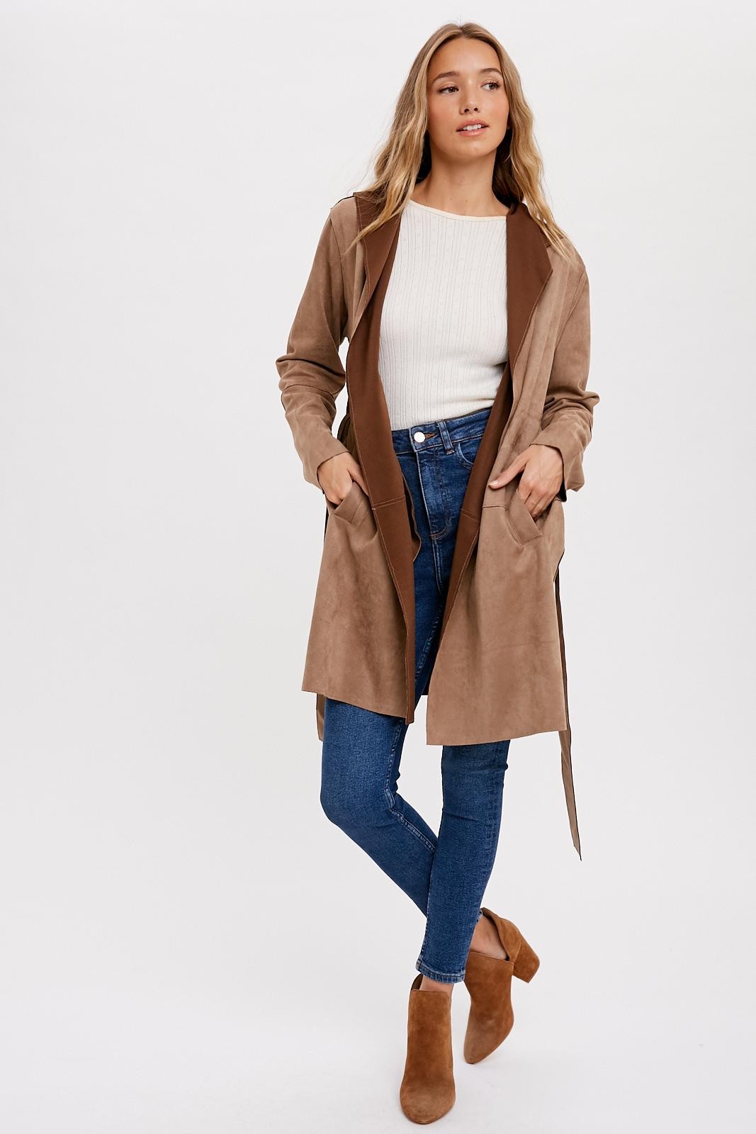 Melissa Mocha Hooded Jacket