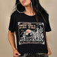 Stay Wild Live Free Black Crop