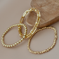 Gold Chain & Bead Stacked Bracelets