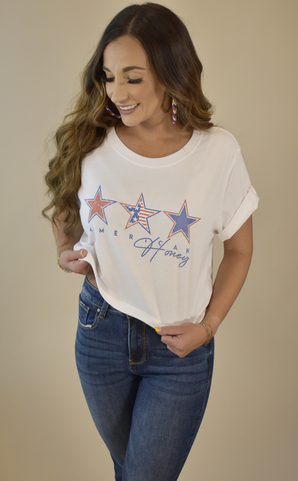 American Honey Crop Tee