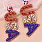 USA Beaded Earrings