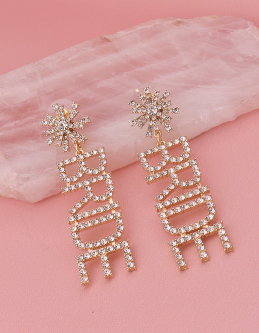 Rhinestone Bride Earrings