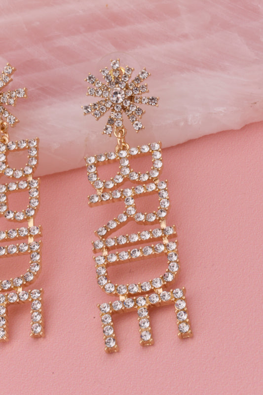 Rhinestone Bride Earrings