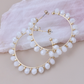 Rebecca Beaded Hoops