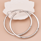 Statement Silver Hoops