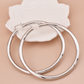 Statement Silver Hoops