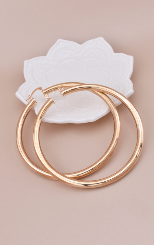 Statement Gold Hoops