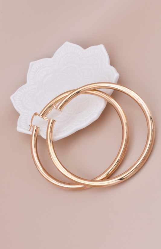 Statement Gold Hoops