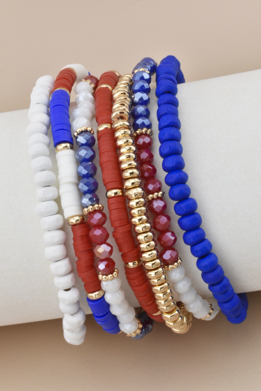 Patriotic Stretch Bracelet Set